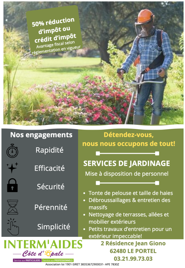 50% réduction d’impôt ou crédit d’impôt sur vos travaux de jardinage